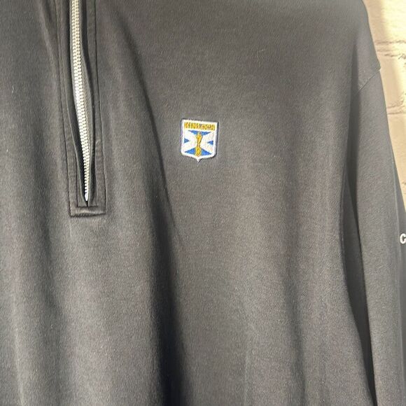 Peter Millar Quarter-zip Pullover Black Kinloch and Curtis Invitational 2017 XL - Picture 2 of 10